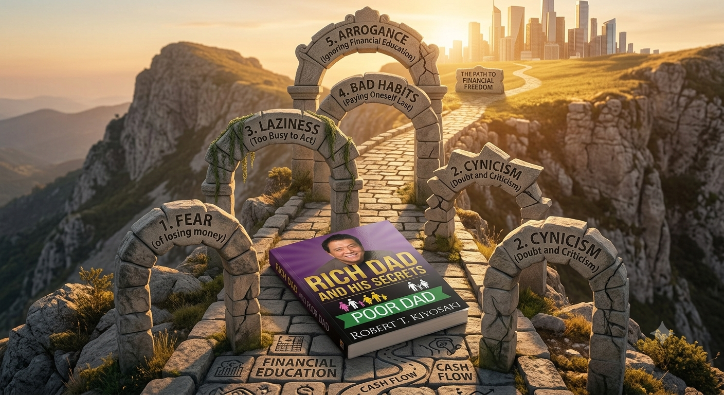 Overcoming the Five Obstacles - rich dad poor dad