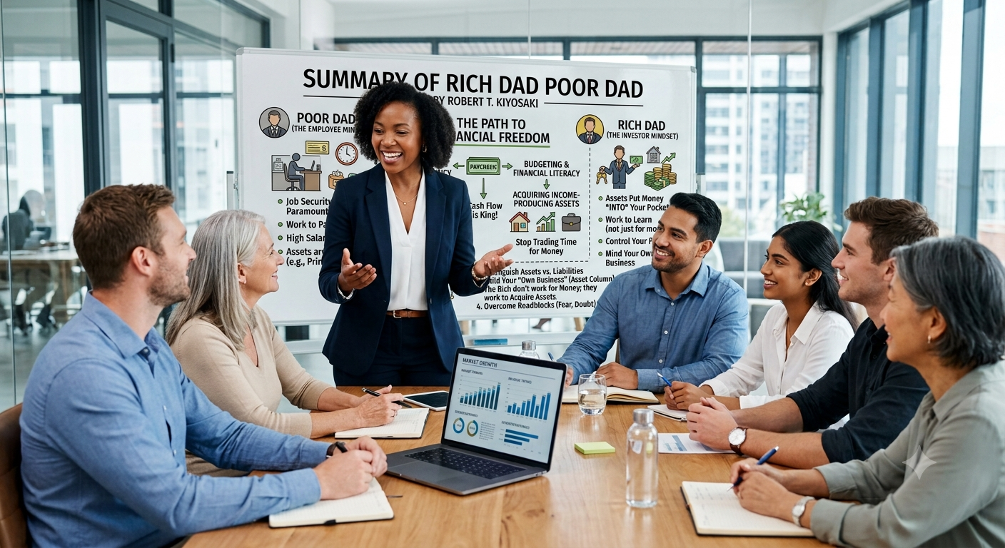 Rich Dad Poor Dad Summary: Key Lessons & Takeaways