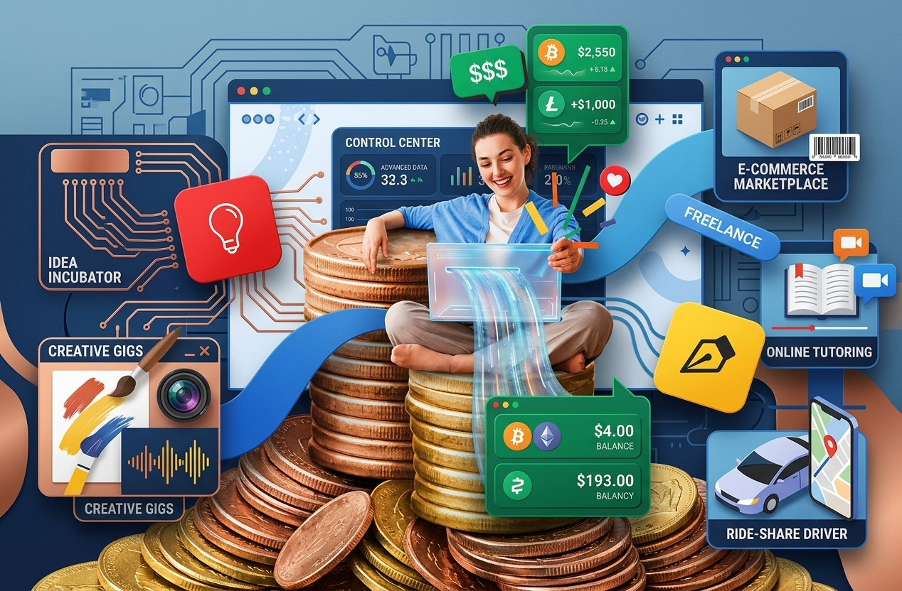 Looking to boost your monthly income? Explore high-paying side hustle ideas from graphic design to web development.