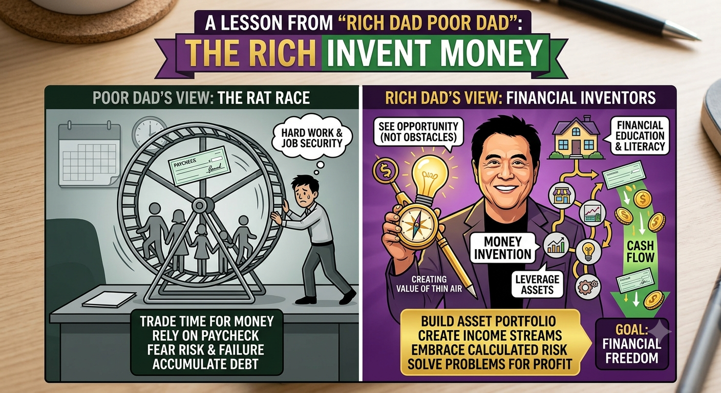 The Rich Invent Money – A Powerful Lesson from Rich Dad Poor Dad